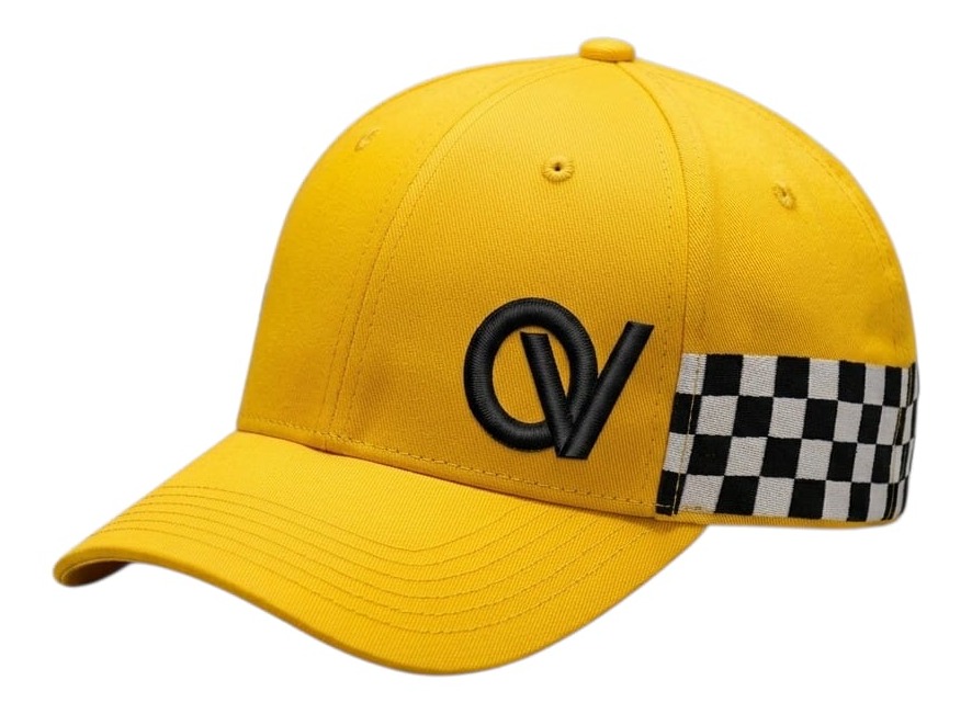 Checker Yellow Cap